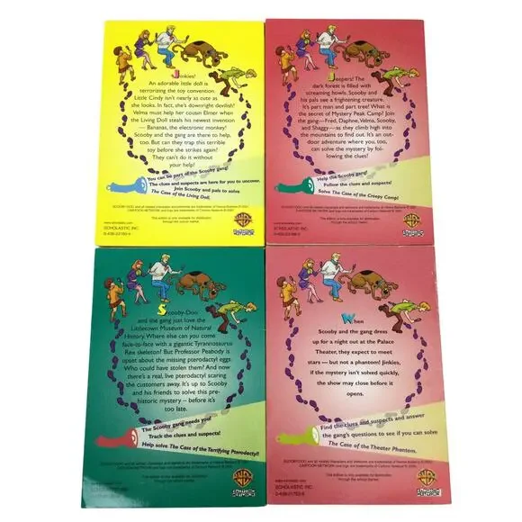 Scooby Doo and You The Case of the Living Doll Four Scholastic Book Bundle - Picture 2 of 16